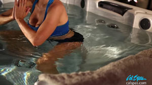 Hot Tubs, Spas, Portable Spas, Swim Spas for Sale Hot Tubs, Spas, Portable Spas, Swim Spas for Sale Cal Spas Presents Hot Tub Yoga - Horse Pose