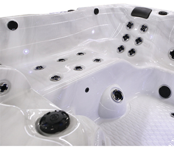 Essential Hot Tubs 20-Jet Arbor Hot Tub-Gray Granite, Seats 6, Plug &  Play(120 Volts)