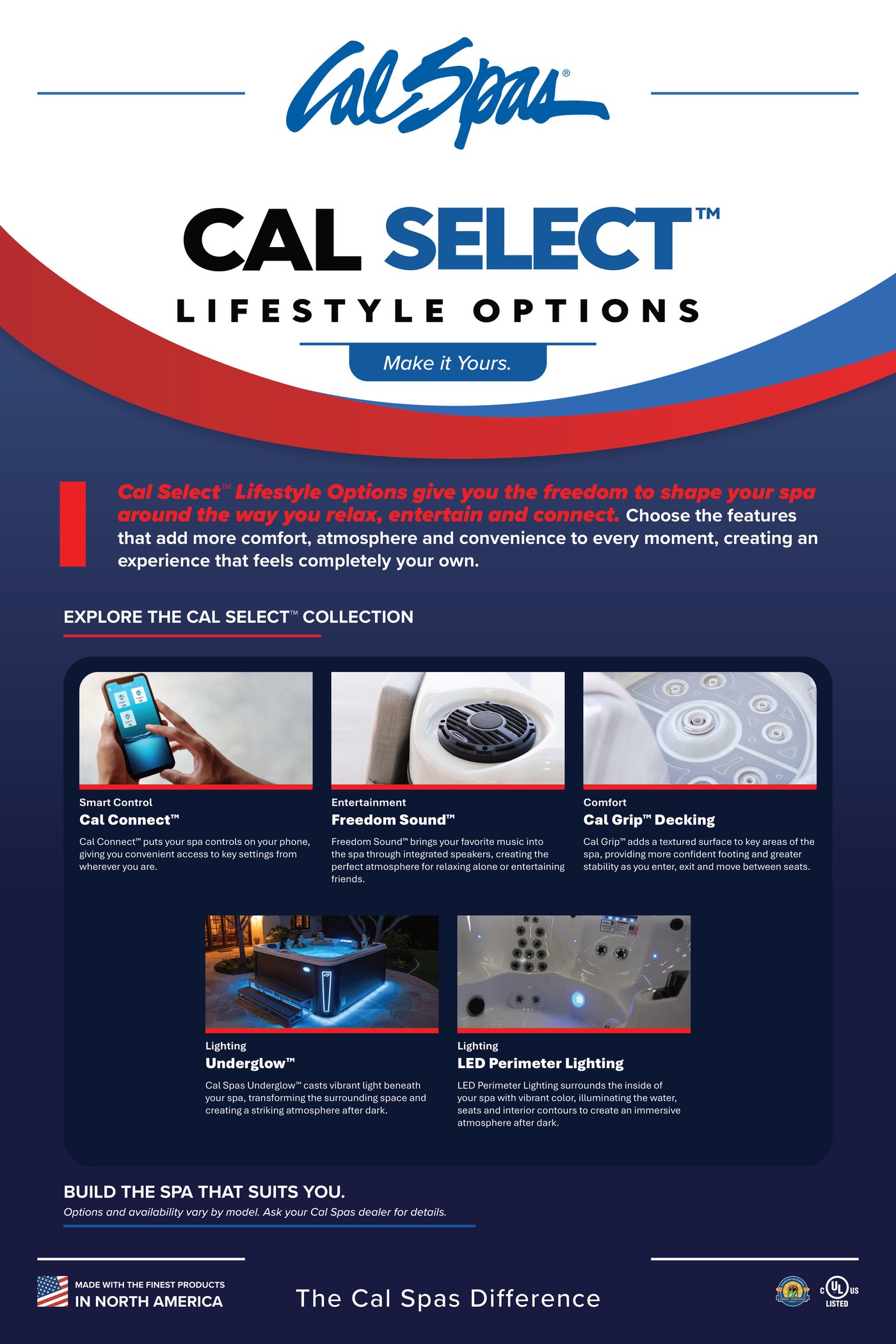 Cal Select LIFESTYLE OPTIONS