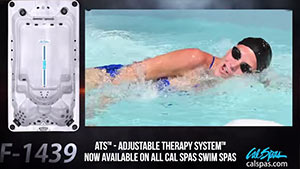 Adjustable Therapy System in Cal Spas Swim Spas!